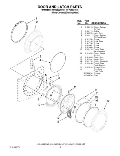 DOOR AND LATCH PARTS