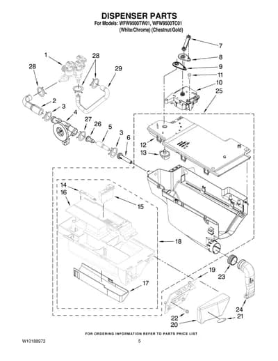 DISPENSER PARTS