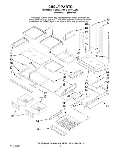 SHELF PARTS