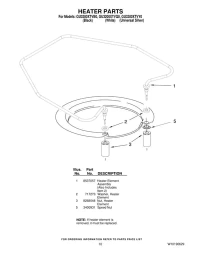 HEATER PARTS