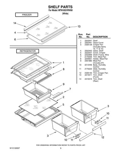 SHELF PARTS