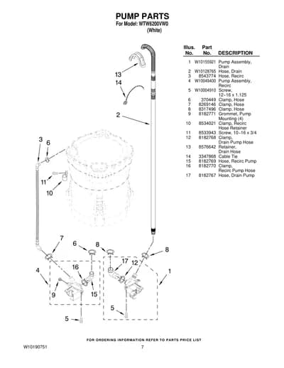 PUMP PARTS