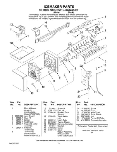ICEMAKER PARTS