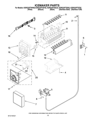 ICEMAKER PARTS