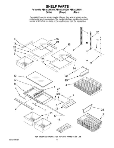SHELF PARTS