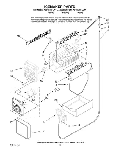 ICEMAKER PARTS