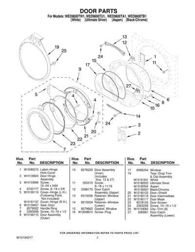 DOOR PARTS