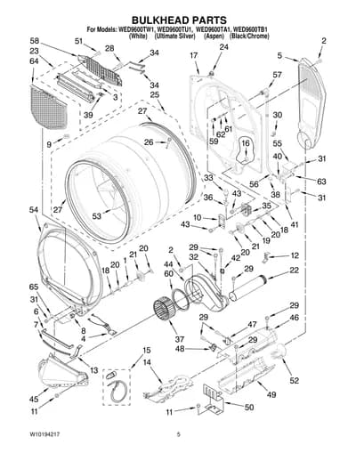 BULKHEAD PARTS