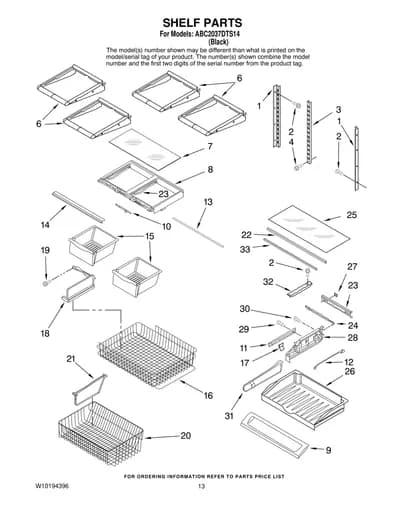 SHELF PARTS