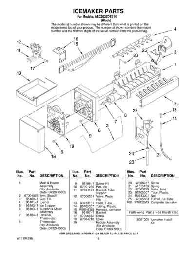 ICEMAKER PARTS