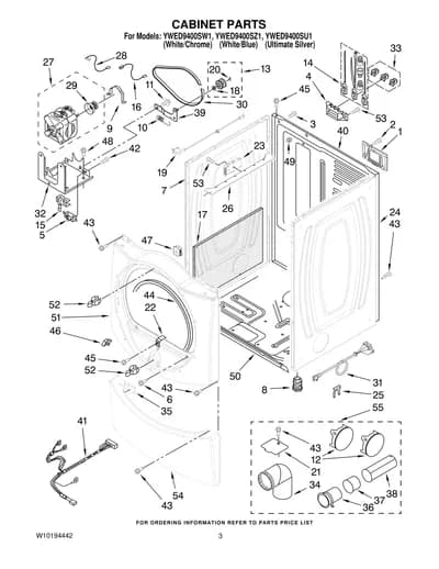 CABINET PARTS
