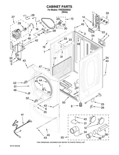 CABINET PARTS