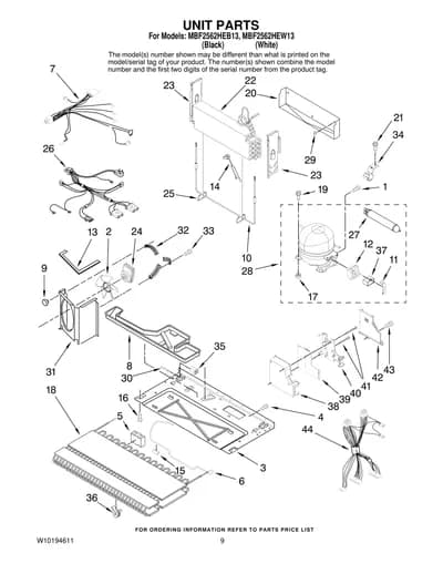UNIT PARTS
