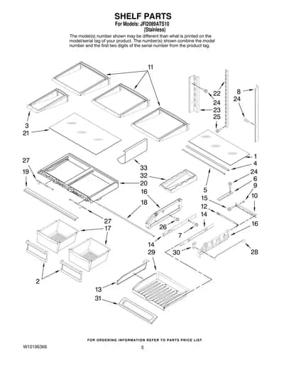 SHELF PARTS