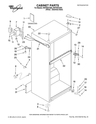 CABINET PARTS