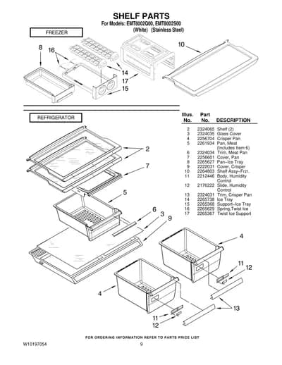 SHELF PARTS