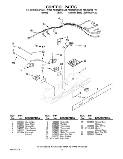 CONTROL PARTS