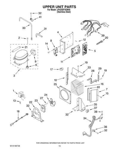 UPPER UNIT PARTS
