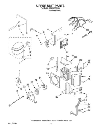 UPPER UNIT PARTS
