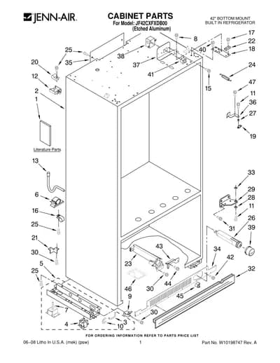 CABINET PARTS