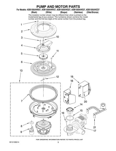 PUMP AND MOTOR PARTS