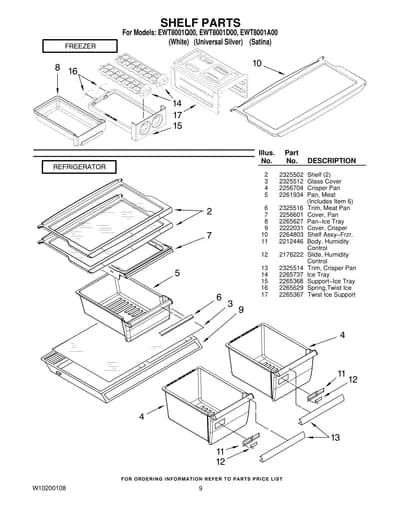 SHELF PARTS
