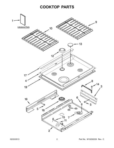 COOKTOP PARTS