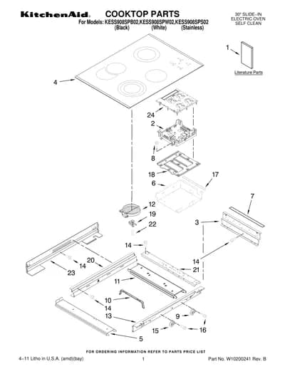 COOKTOP PARTS