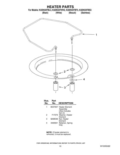 HEATER PARTS