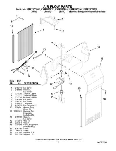 AIR FLOW PARTS