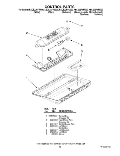 CONTROL PARTS