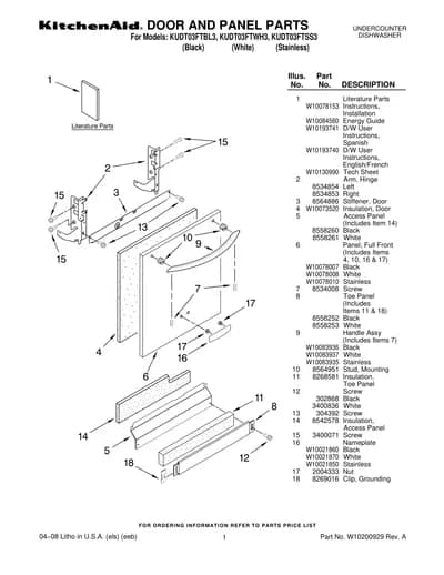 DOOR AND PANEL PARTS