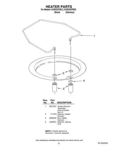 HEATER PARTS