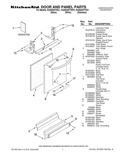 DOOR AND PANEL PARTS