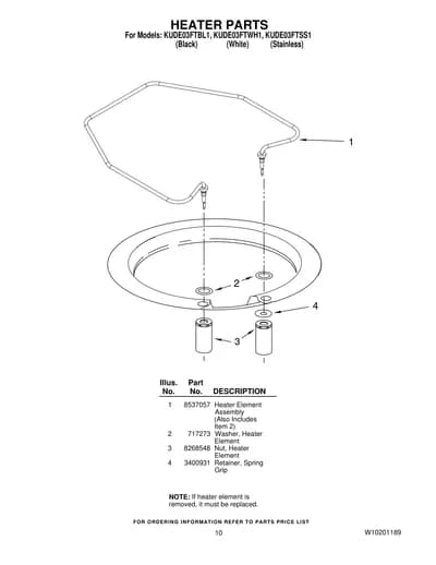 HEATER PARTS