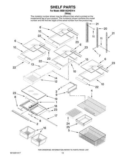 SHELF PARTS