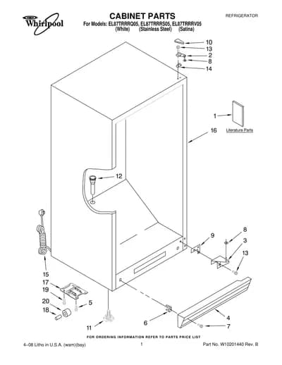 CABINET PARTS