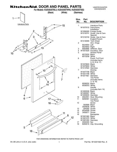 DOOR AND PANEL PARTS