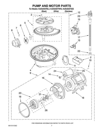 PUMP AND MOTOR PARTS