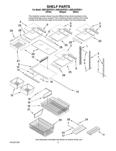 SHELF PARTS