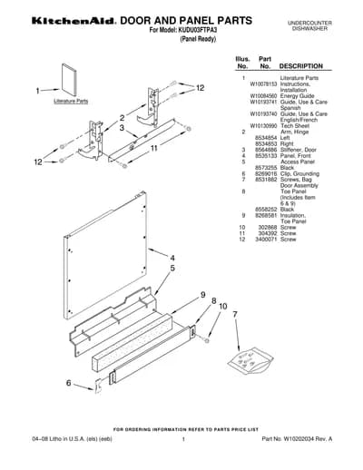 DOOR AND PANEL PARTS