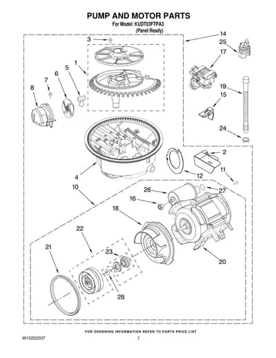 PUMP AND MOTOR PARTS