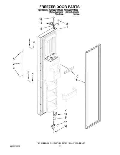 FREEZER DOOR PARTS