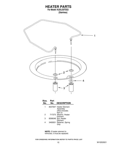 HEATER PARTS