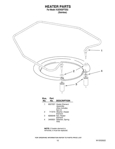 HEATER PARTS