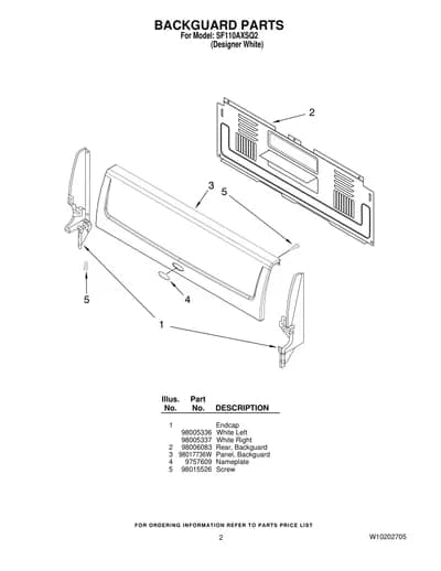 BACKGUARD PARTS