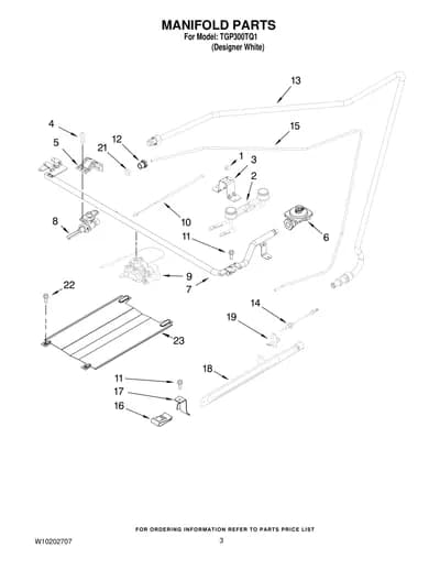 MANIFOLD PARTS