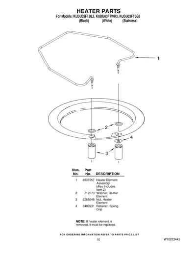 HEATER PARTS