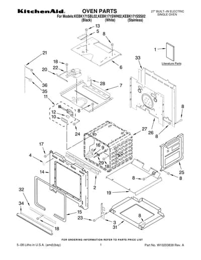 OVEN PARTS