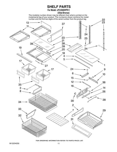 SHELF PARTS